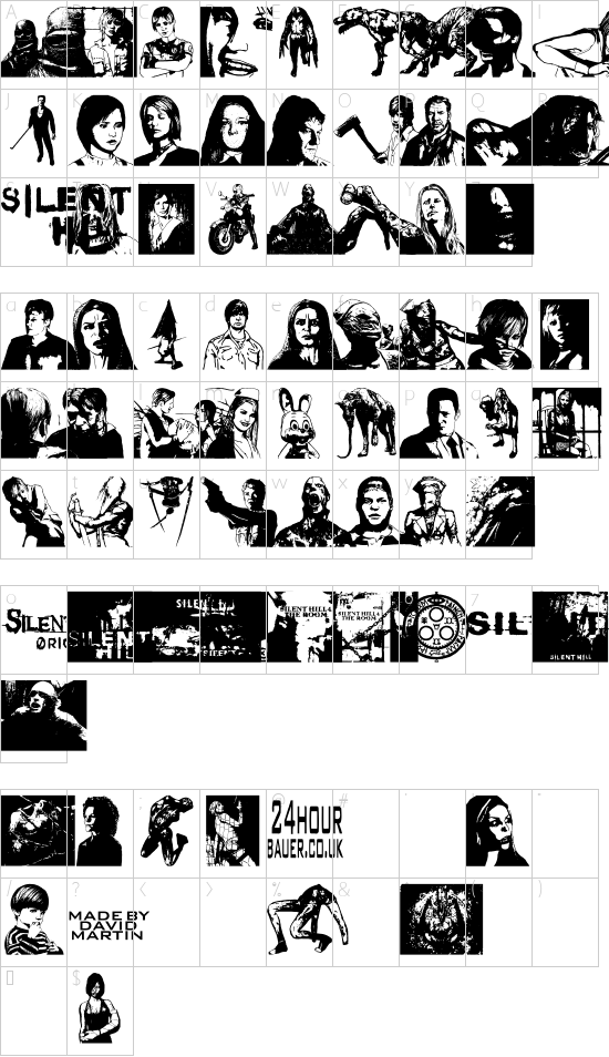 character map